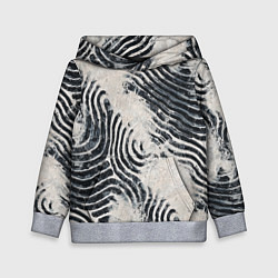 Детская толстовка Текстура гранж - абстрактные линии