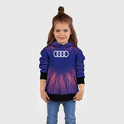 Толстовка-худи детская Audi red energy, цвет: 3D-черный — фото 2