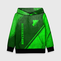 Детская толстовка Hoffenheim - green gradient вертикально