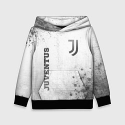 Толстовка-худи детская Juventus - white gradient вертикально, цвет: 3D-черный