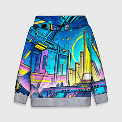 Детская толстовка Космический город