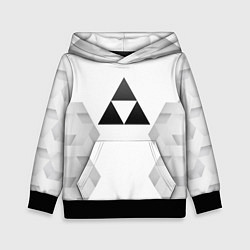 Толстовка-худи детская Zelda white poly, цвет: 3D-черный