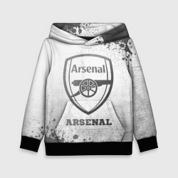 Толстовка-худи детская Arsenal - white gradient, цвет: 3D-черный