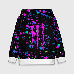 Детская толстовка Monster energy неоновые краски