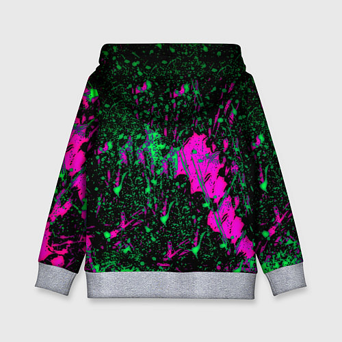 Детская толстовка Sum 41 неоновые краски / 3D-Меланж – фото 2