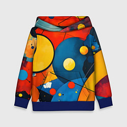 Детская толстовка Динамичный красочный паттерн