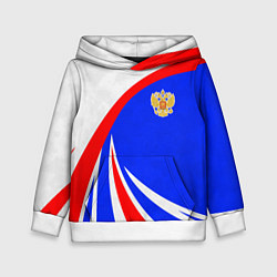 Детская толстовка Герб России - цвета флага