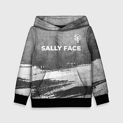 Толстовка-худи детская Sally Face - grey gradient посередине, цвет: 3D-черный