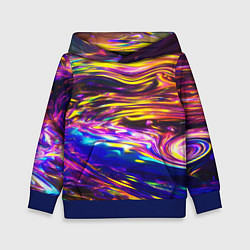 Детская толстовка Неоновые полосы текстура