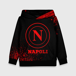 Толстовка-худи детская Napoli - red gradient, цвет: 3D-черный