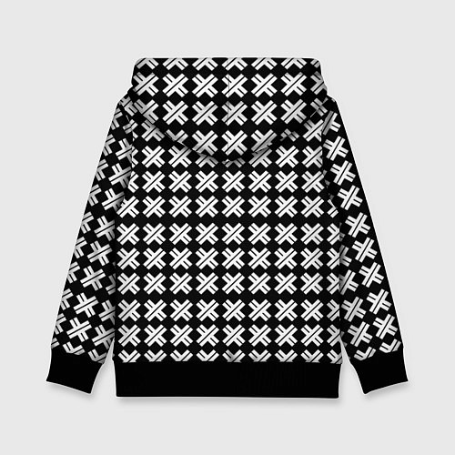 Детская толстовка Dayz крестики / 3D-Черный – фото 2