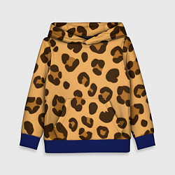 Детская толстовка Коричневые пятна леопарда