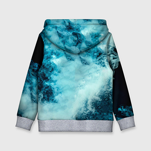 Детская толстовка Артуро Гатти в дыму / 3D-Меланж – фото 2