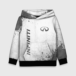 Детская толстовка Infiniti - white gradient вертикально