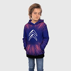 Толстовка-худи детская Citroen red energy, цвет: 3D-черный — фото 2