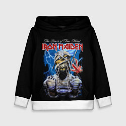 Толстовка-худи детская Powerslave Iron Maiden - мумия, цвет: 3D-белый