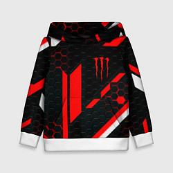 Детская толстовка Monster energy sport geometry