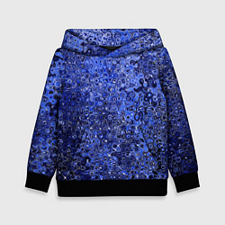 Детская толстовка Синий ультрамарин абстрактная текстура