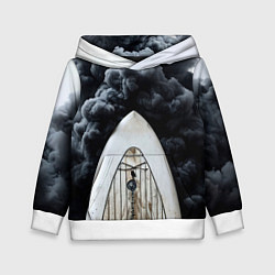 Детская толстовка Сапборд в черном дыму