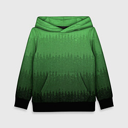 Детская толстовка Зеленый градиент текстурные полосы