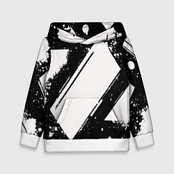 Детская толстовка Color black white