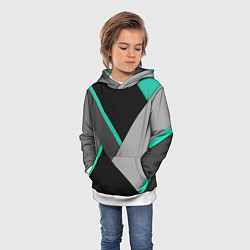 Толстовка-худи детская Multicoloured, цвет: 3D-белый — фото 2