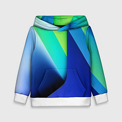 Детская толстовка Color blue green