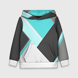 Детская толстовка Color black blue