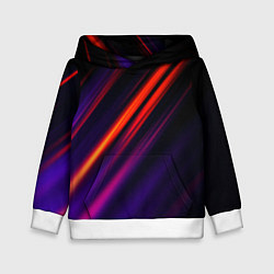 Толстовка-худи детская Multicolored, цвет: 3D-белый