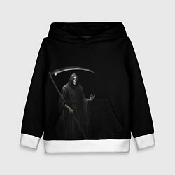 Толстовка-худи детская Memento mortis, цвет: 3D-белый