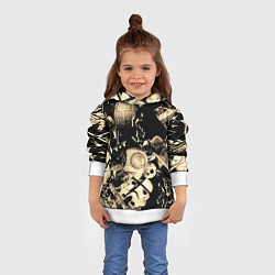 Толстовка-худи детская Дарт Вейдер Йода Чубакка и другие из Star Wars, цвет: 3D-белый — фото 2