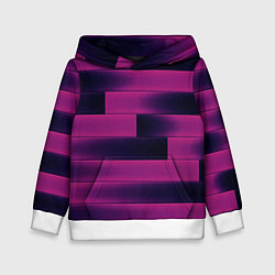 Детская толстовка Color pink square