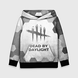 Толстовка-худи детская Dead by Daylight - white gradient, цвет: 3D-черный