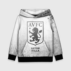 Толстовка-худи детская Aston Villa - white gradient, цвет: 3D-черный