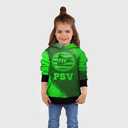 Толстовка-худи детская PSV - green gradient, цвет: 3D-черный — фото 2
