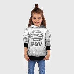 Толстовка-худи детская PSV - white gradient, цвет: 3D-черный — фото 2