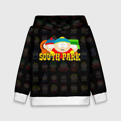Толстовка-худи детская Друзья южного парка, цвет: 3D-белый