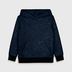 Детская толстовка Темный синий однотонный пятнистый