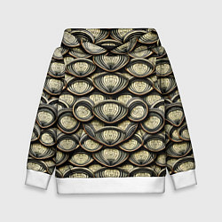 Детская толстовка Объемный египетский паттерн