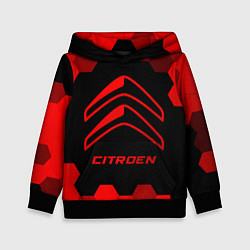 Толстовка-худи детская Citroen - red gradient, цвет: 3D-черный