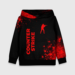 Детская толстовка Counter Strike - red gradient вертикально