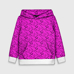 Детская толстовка Ягодная поляна неоновый малиновый