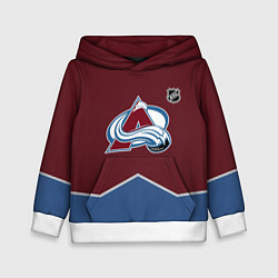 Толстовка-худи детская Колорадо Эвеланш хоккей, цвет: 3D-белый