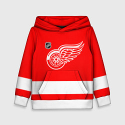 Толстовка-худи детская Detroit Red Wings hockey, цвет: 3D-белый