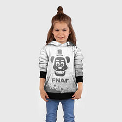 Толстовка-худи детская FNAF - white gradient, цвет: 3D-черный — фото 2