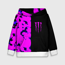 Детская толстовка Monster energy neon camo