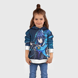 Толстовка-худи детская Ororon Genshin Impact, цвет: 3D-белый — фото 2