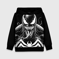 Толстовка-худи детская Веном эпичный, цвет: 3D-черный