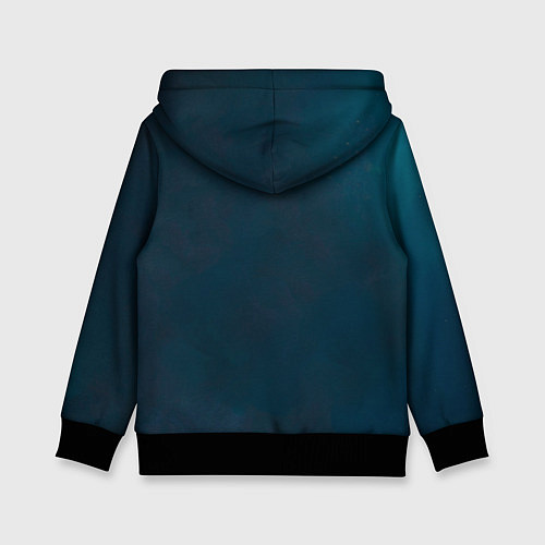 Детская толстовка Попугай акварельный - big picture / 3D-Черный – фото 2