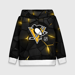 Детская толстовка Питтсбург Пингвинз - плиты с подсветкой